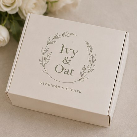 Customized bakery boxes for weddings & events