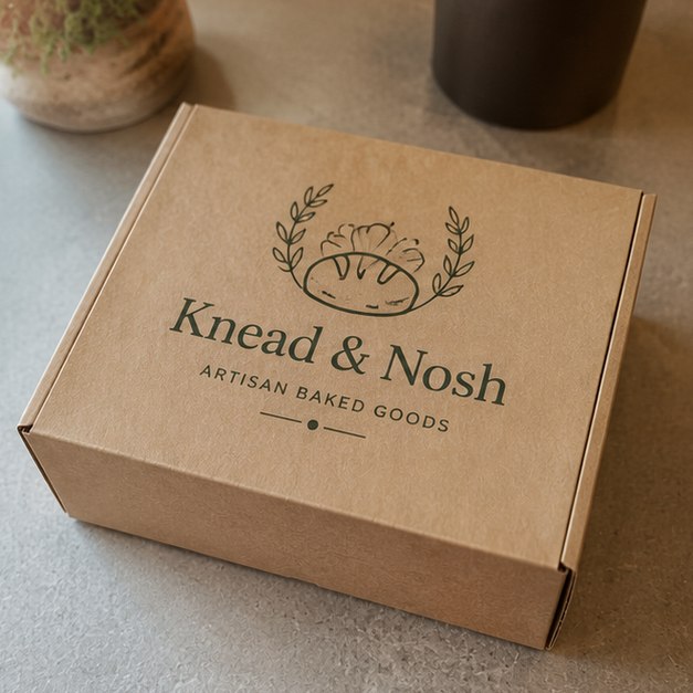 Personalized bakery boxes — customer photo